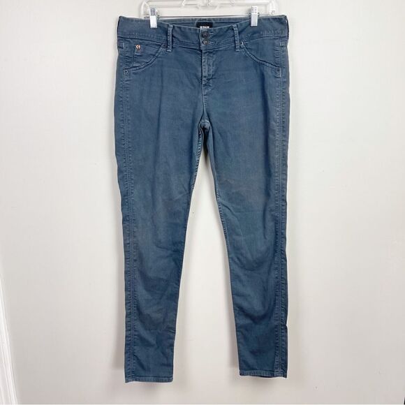 Hudson Collin Skinny Jeans Midnight Grey - Picture 1 of 8